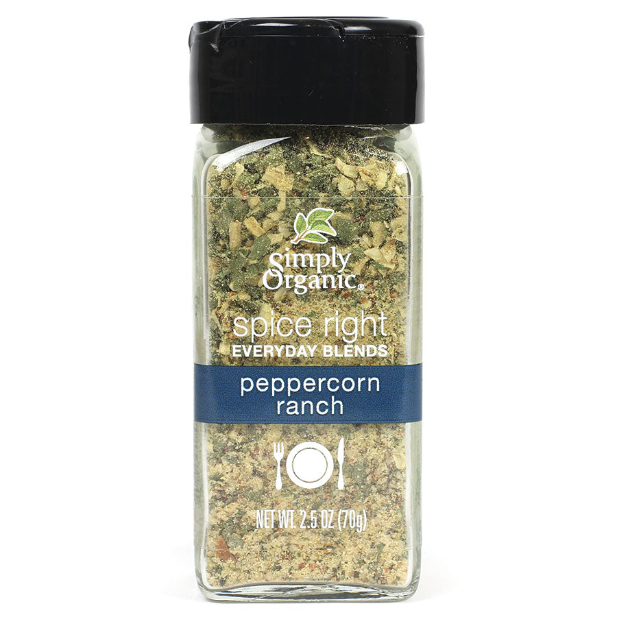 Simply Organic Spice Right Peppercorn Ranch 2.5 oz.