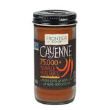 Frontier Co-op Cayenne Chili Pepper, Ground (75,000+ HU) 1.76 oz.