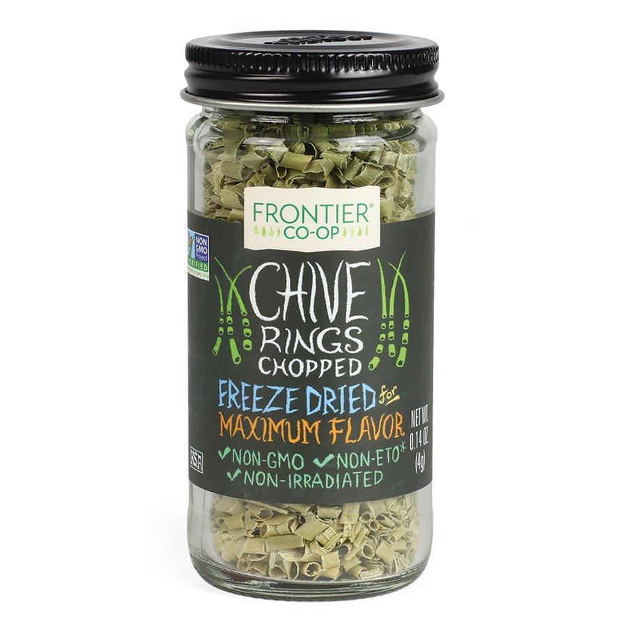 Frontier Co-op Cut & Sifted Freeze-Dried Chives 0.14 oz.