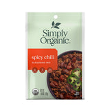 Simply Organic Spicy Chili Seasoning Mix 1.0 oz.