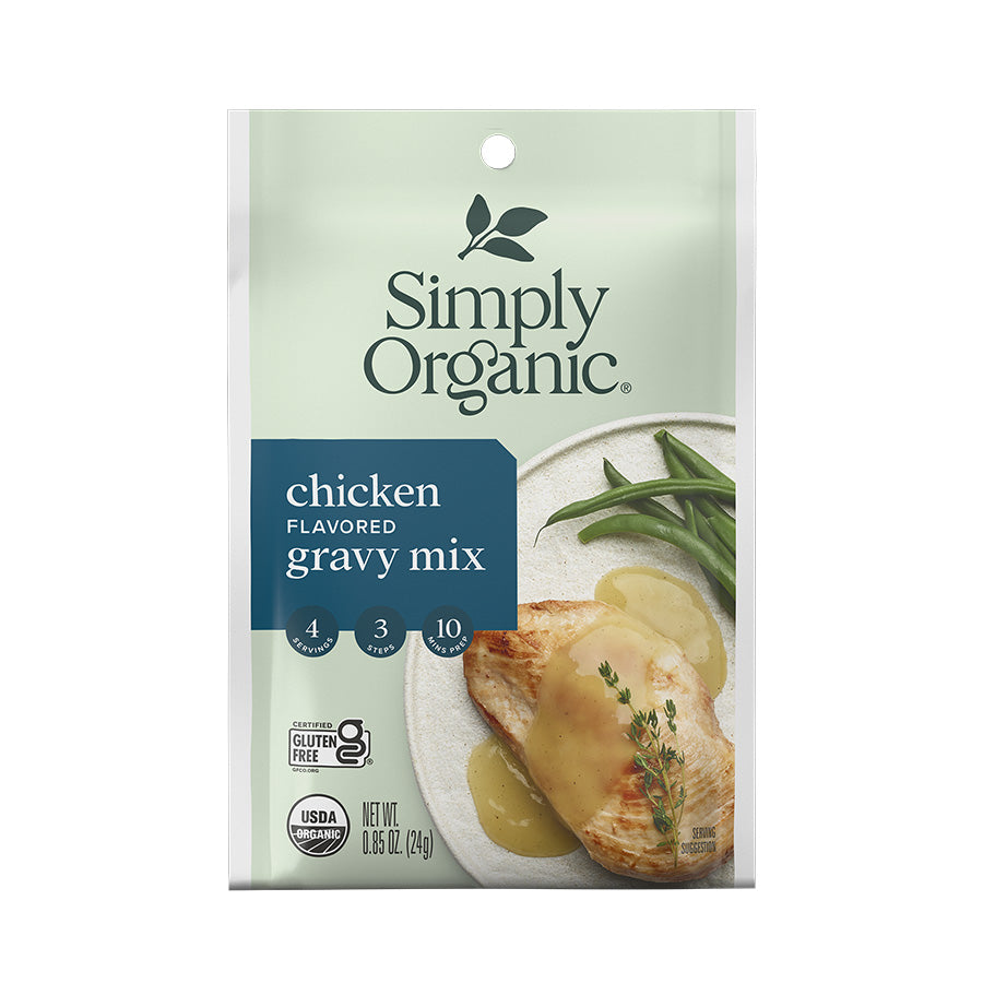 Simply Organic Chicken Flavored Gravy Mix 0.85 oz.