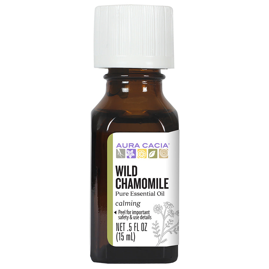Aura Cacia Wild Chamomile Essential Oil 0.5 fl. oz.
