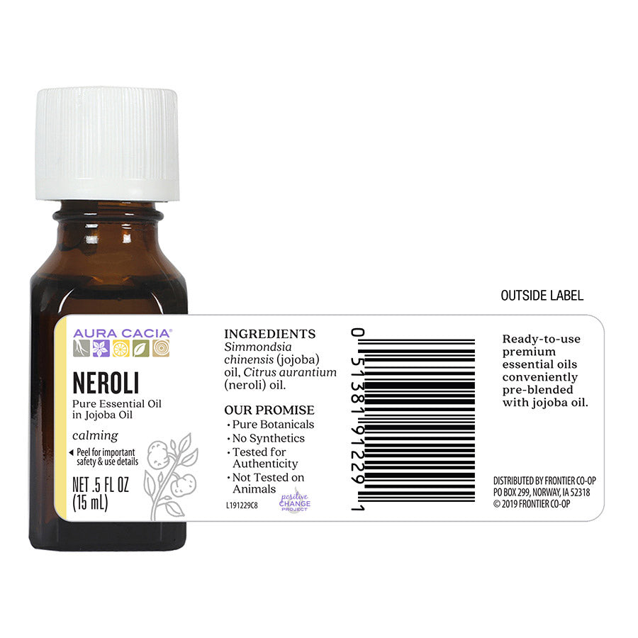 Aura Cacia Neroli (in jojoba oil) 0.5 fl. oz.