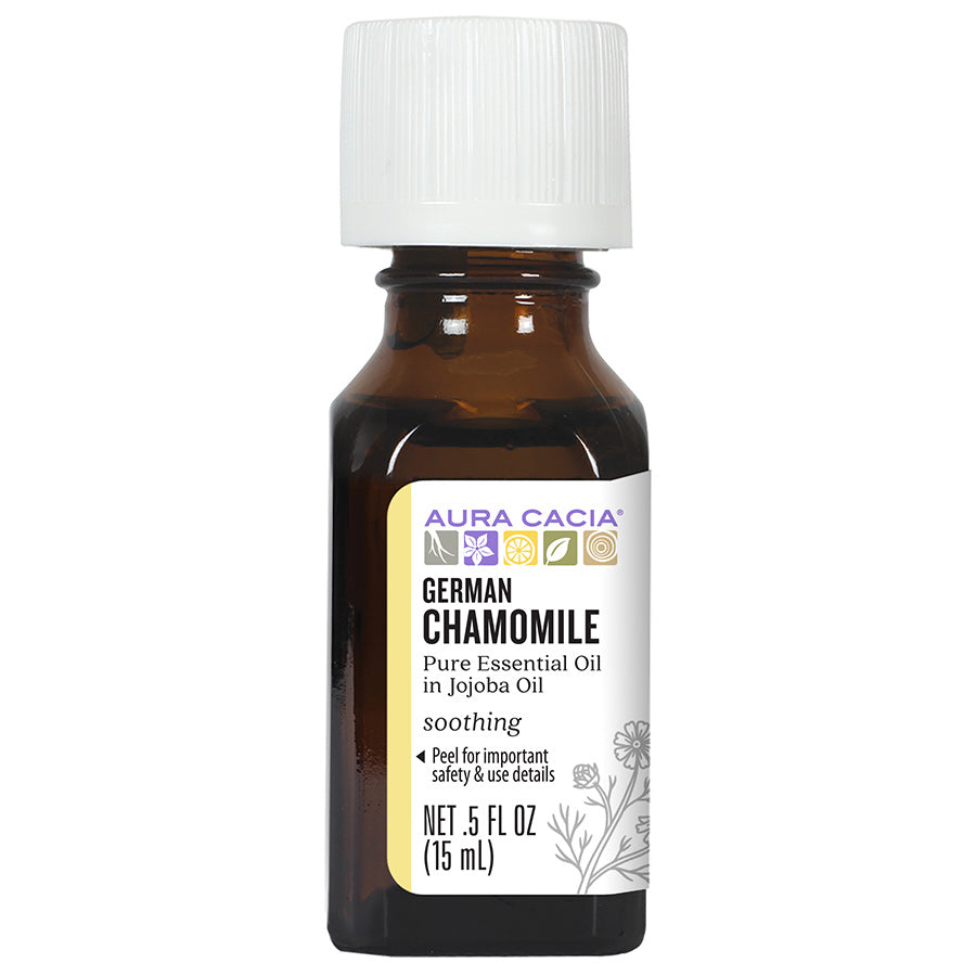 Aura Cacia German Chamomile (in jojoba oil) 0.5 fl. oz.