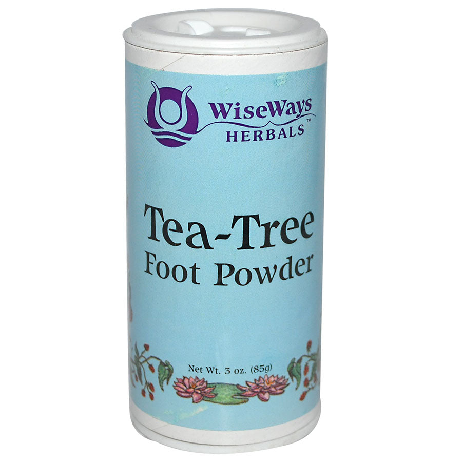 WiseWays Herbals Tea Tree Foot Powder 4 oz.