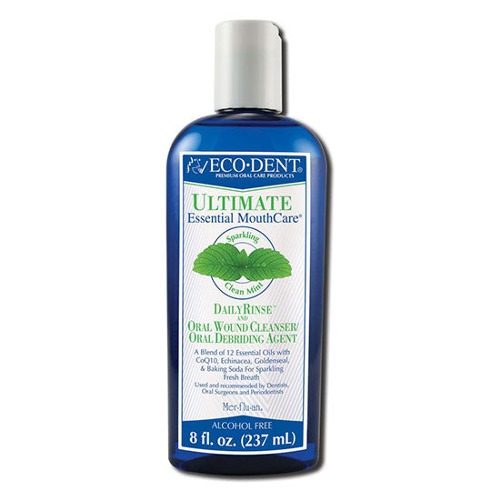 Eco-Dent Sparkling Clean Mint Daily Mouth Rinse 8 fl. oz.