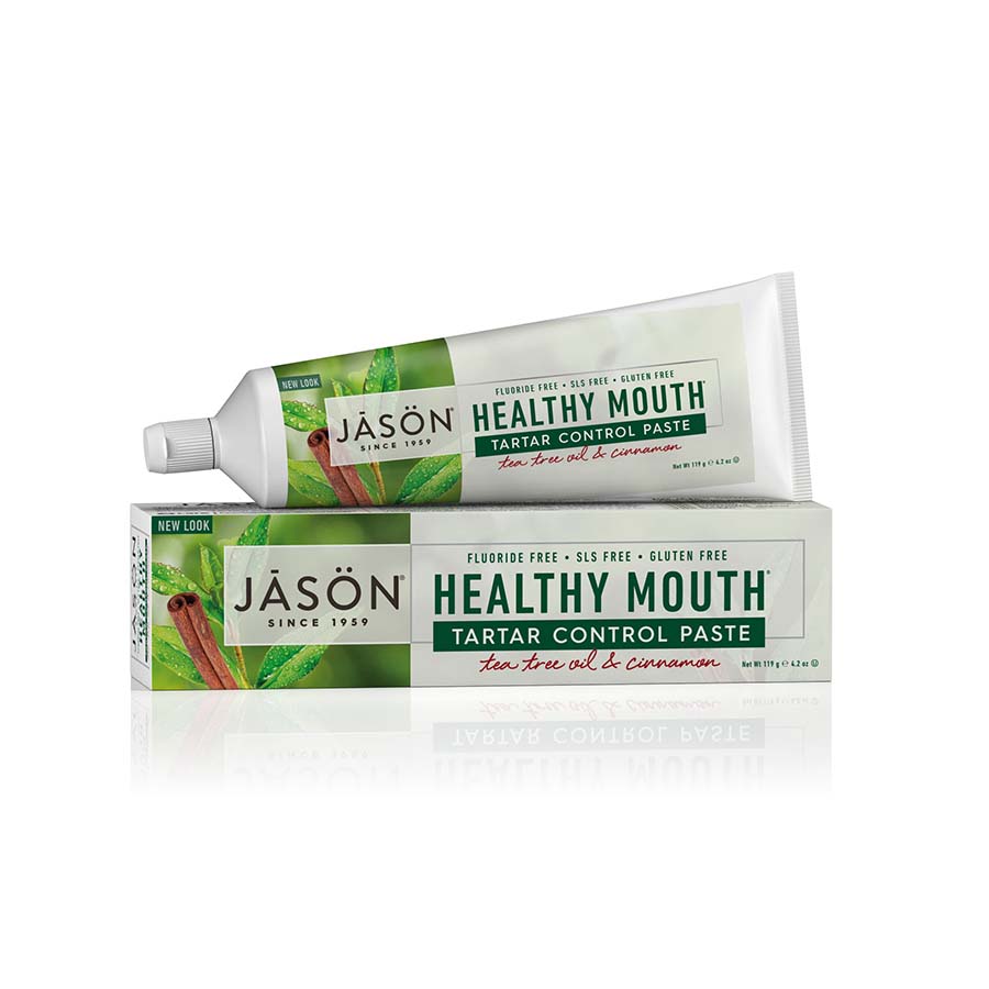 Jason Healthy Mouth Tartar Control Fluoride-Free Toothpaste 4.2 oz.
