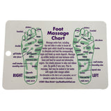 Joy of Health Foot/Hand Massage Chart 4 x 6