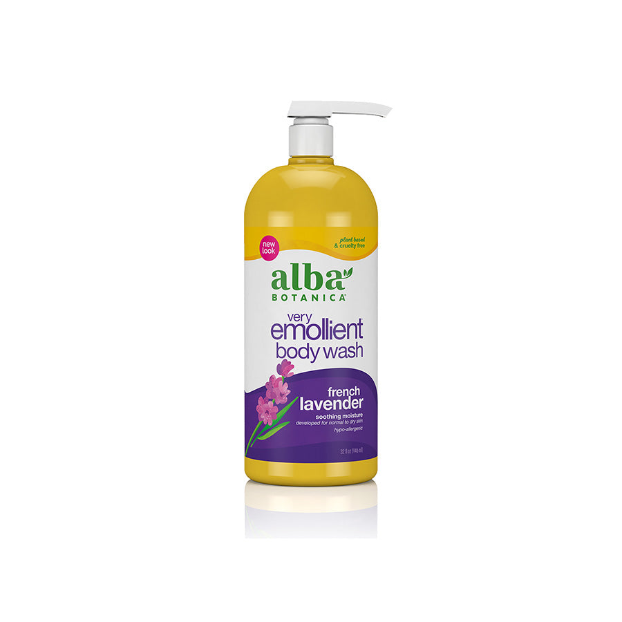 Alba Botanica French Lavender Shower Gel 32 fl. oz.