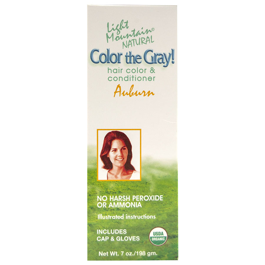 Light Mountain Auburn Hennagray Hair Color 7 oz.