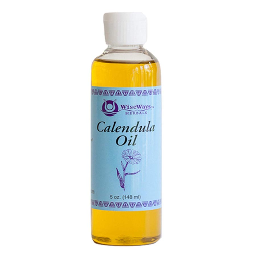 WiseWays Herbals Calendula Medicinal Oil 6 oz.