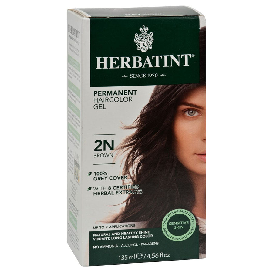 Herbatint 2N Brown Hair Color Gel 4.5 fl. oz.
