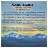 Ancient Secrets Medium Himalayan Rock Salt Tea Light Holder Medium 3-5 lbs.