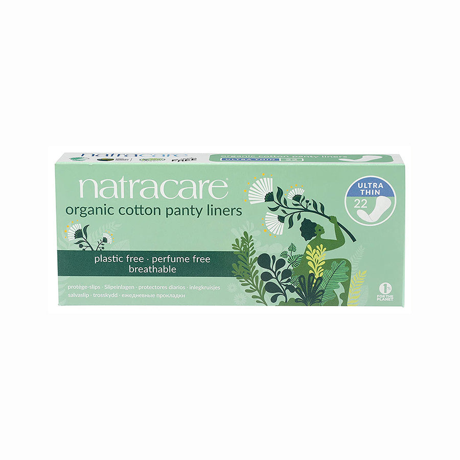 Natracare Ultra EXTRA Long Panty Liners with Wings 8 count