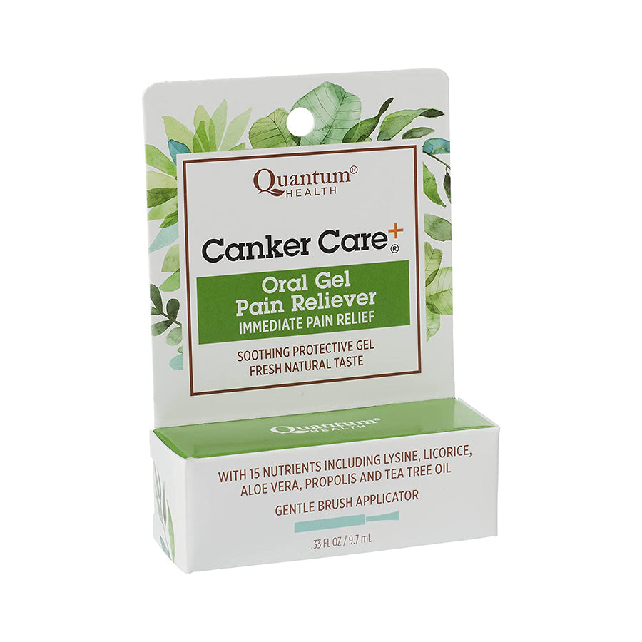 Quantum Canker Care + Herbal Canker Sore Gel 0.33 fl. oz.
