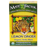 Mate Factor Lemon Ginger Yerba Mate Tea 20 tea bags