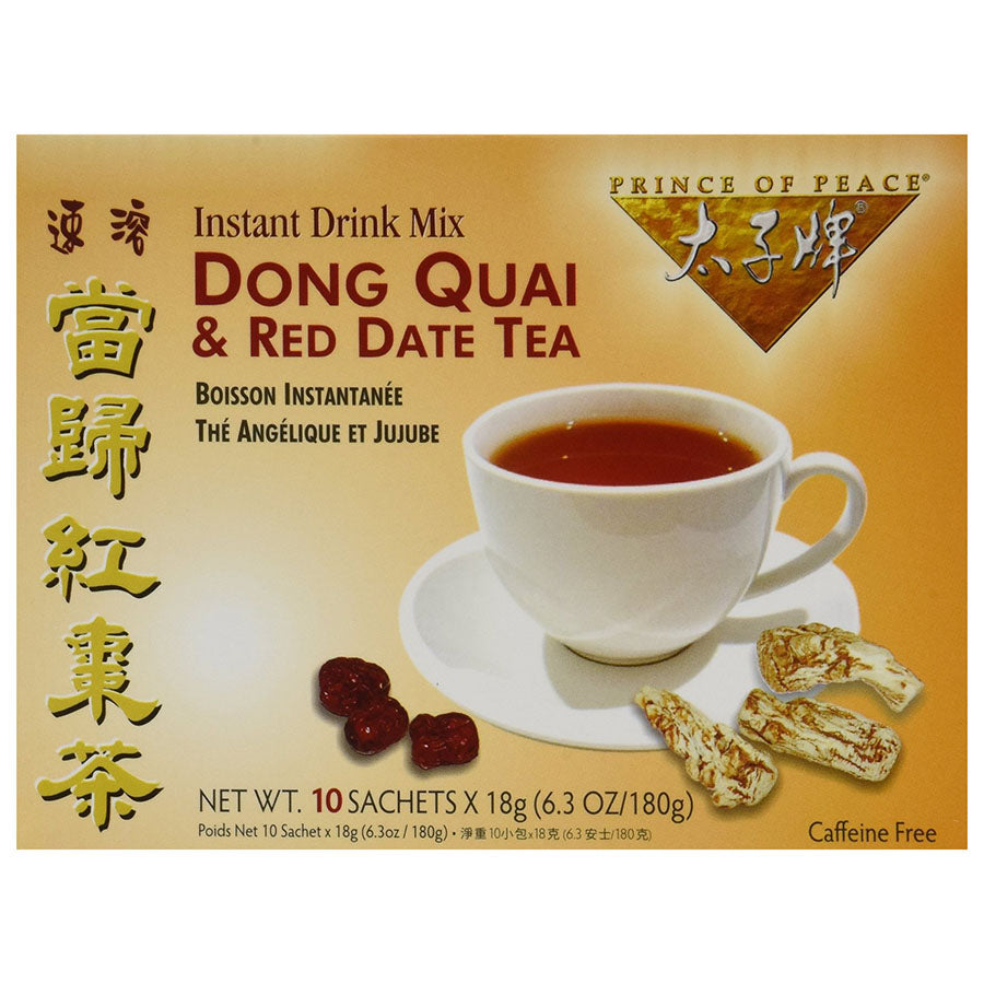 Prince of Peace Dong Quai & Red Date Instant Tea 10 tea bags