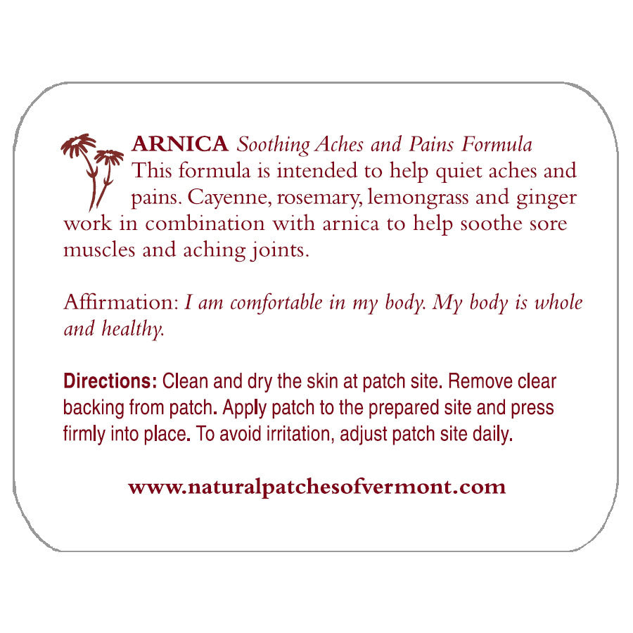 Naturopatch Arnica Soothing Aches & Pains Formula