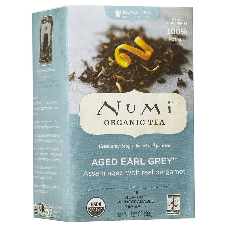 Numi Tea Aged Earl Grey Tea 18 tea bags