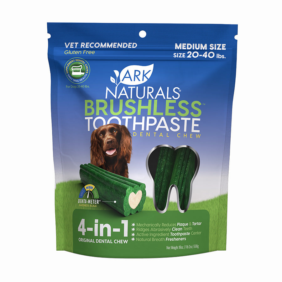 Ark Naturals Medium Brushless Toothpaste (for dogs 20 to 40 lbs.) 18 oz.