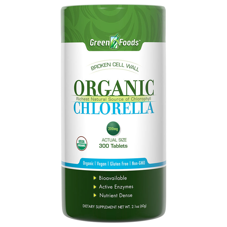 Green Foods Organic Chlorella 300 tablets