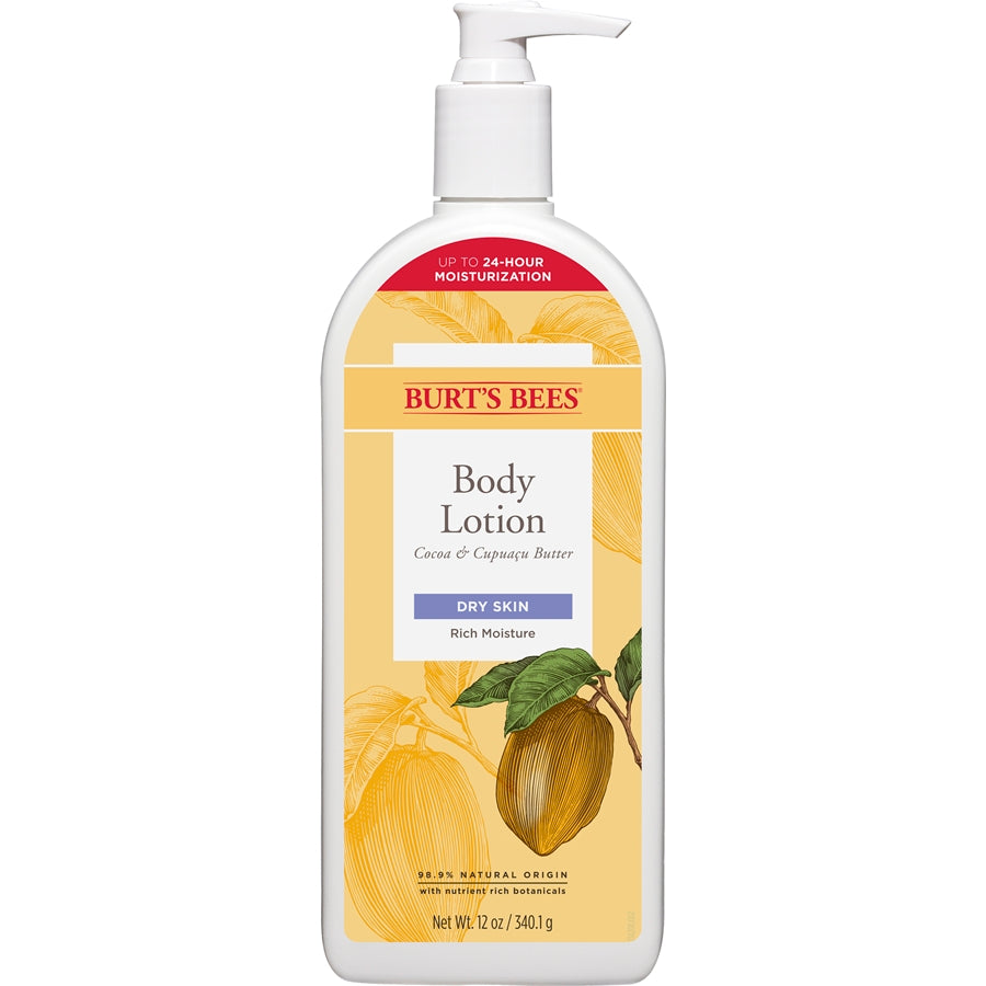 Burt's Bees Cocoa & Cupuacu Butters Body Lotion 12 oz.