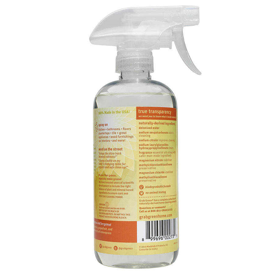 Grab Green Tangerine with Lemongrass All Purpose Surface Cleaner