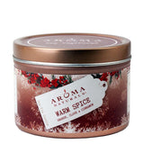Aroma Naturals Soy VegePure Warm Spice Ruby Red Tin 2 1/2 x 1 3/4