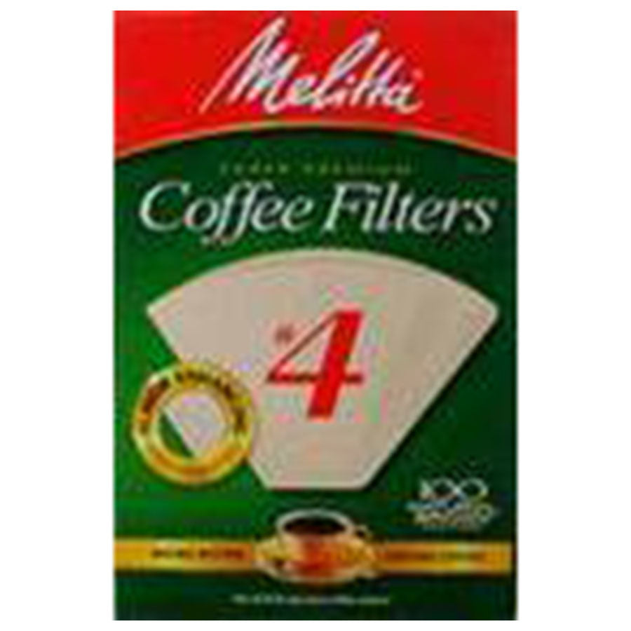 Melitta Natural #4 Cone Coffee Filters #4 Cone