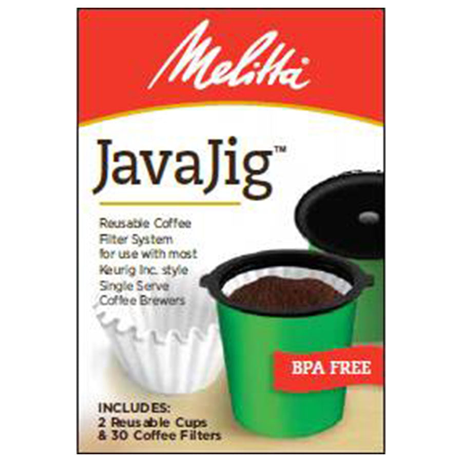 Melitta JavaJig Reusable Coffee Filter System Single Serve