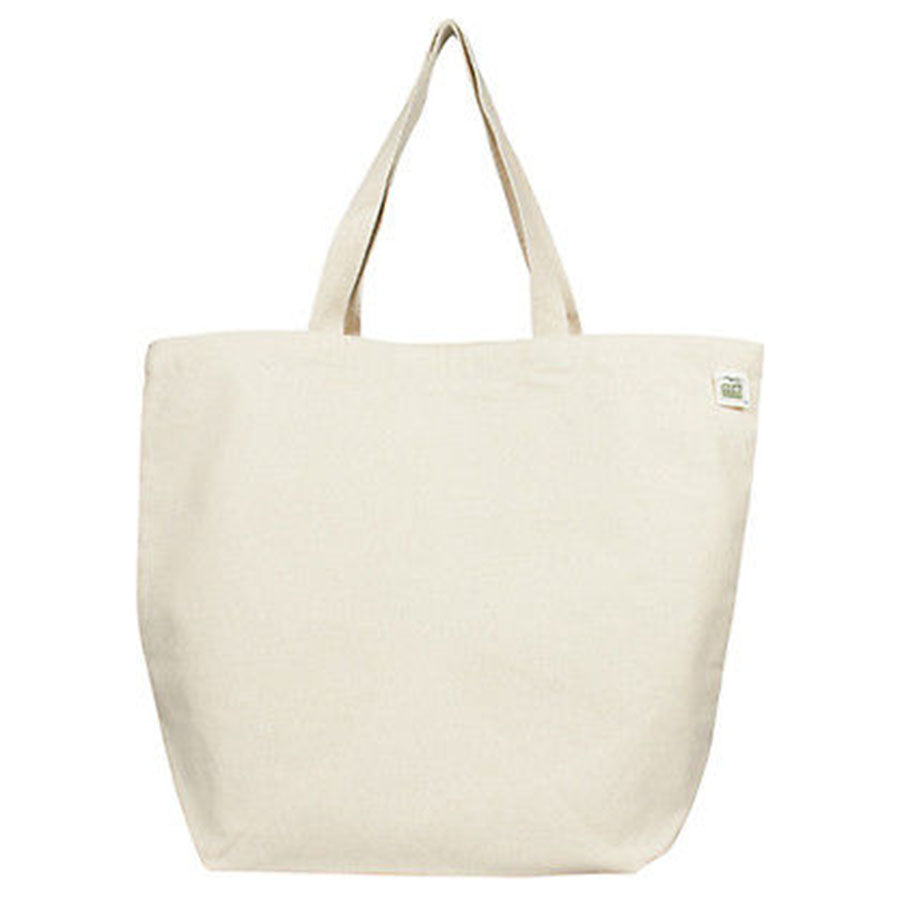 ECOBAGS Lightweight Cotton Shopping Tote 19 x 15 1/2 x 5