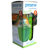 Preserve Food Storage Apple Green Mini Bowls 4 count Mini
