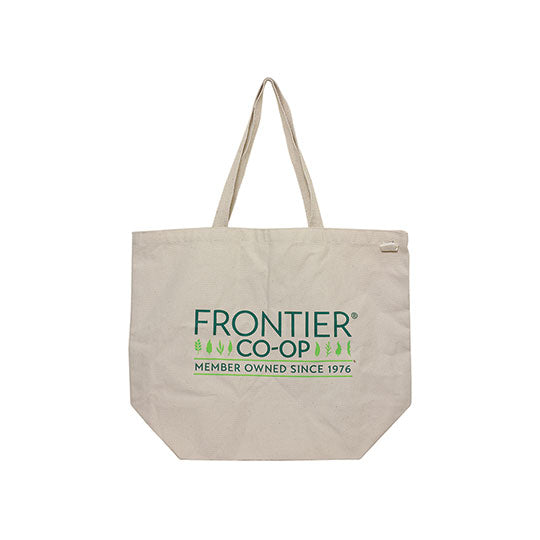 ECOBAGS EveryDay Tote Bag with Frontier Co-op Logo 19 x 15 1/2