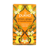 Pukka Organic Lemon, Ginger & Manuka Honey Herbal Tea 20 tea sachets