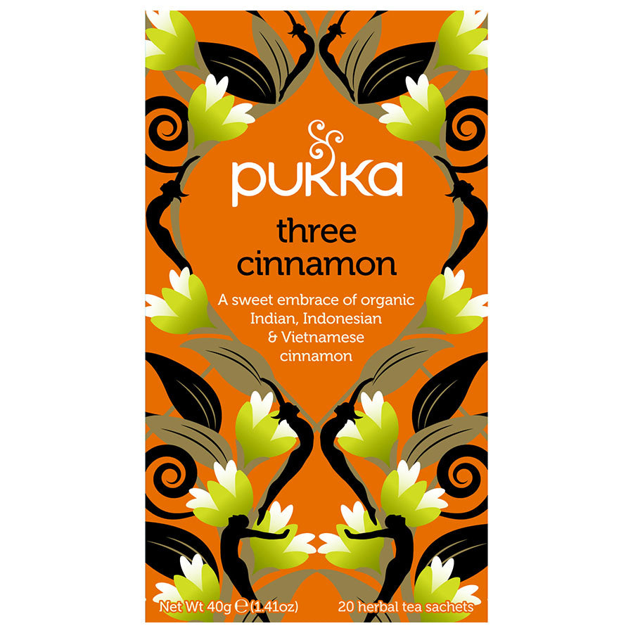 Pukka Organic Three Cinnamon Herbal Tea 20 tea sachets