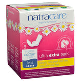 Natracare Ultra EXTRA Long Panty Liners with Wings 8 count