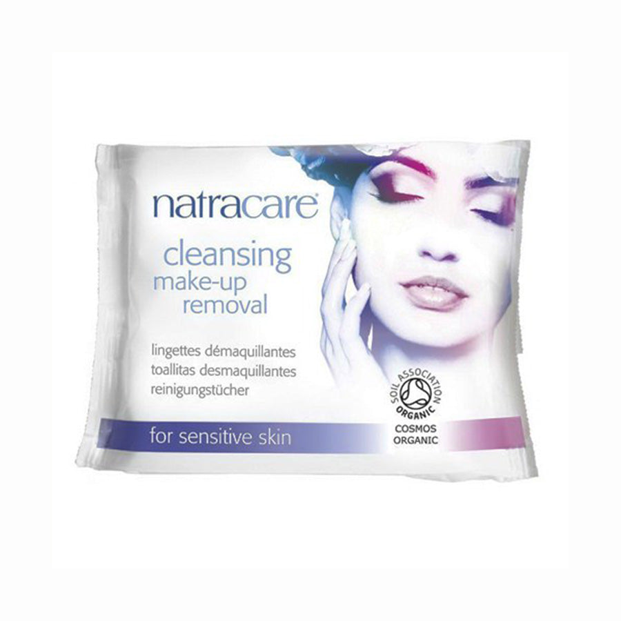 Natracare Organic Make-Up Cleansing & Removal Wipes 20 count