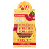 Burt's Bees Strawberry Lip Balm Display 12 (0.15 oz.) tubes