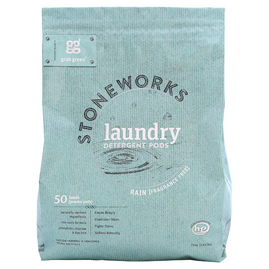 Grab Green Rain Laundry Detergent Pods 50 loads