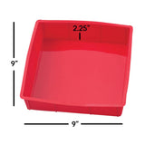 Mrs. Anderson's Silicone 9 x 9 Square Cake Pan