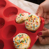 Mrs. Anderson's Silicone 12-Cup Muffin Pan
