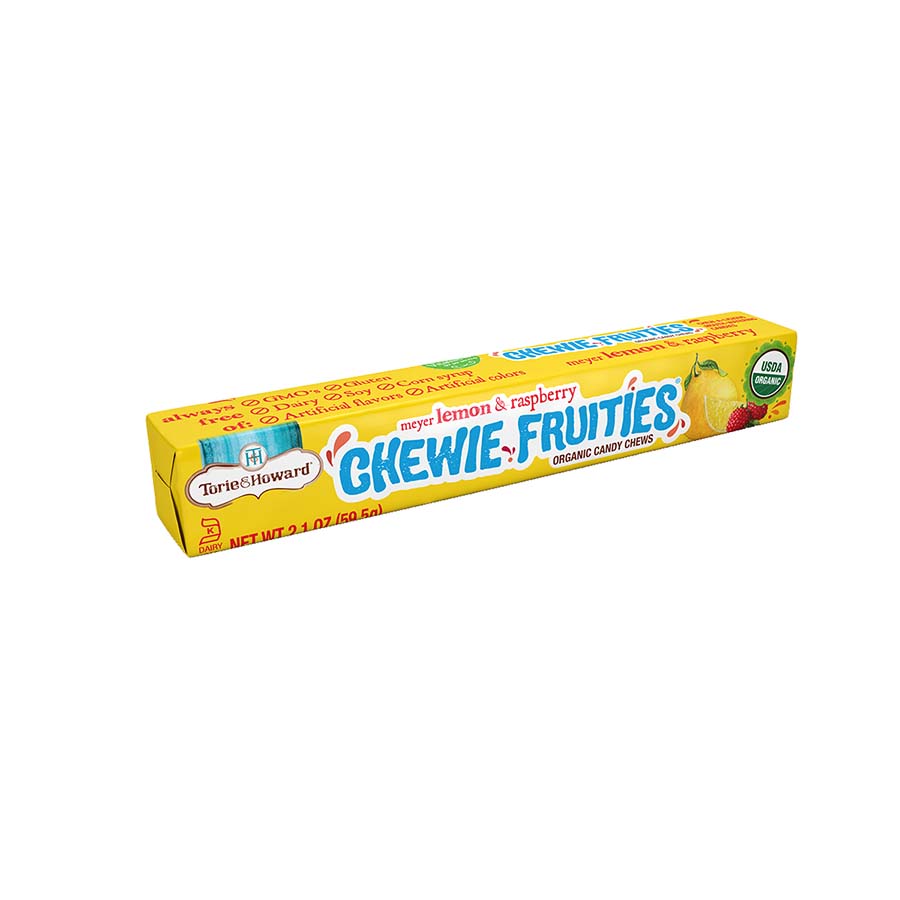 Torie & Howard Organic Meyer Lemon & Raspberry Chewie Fruities 2.1 oz.