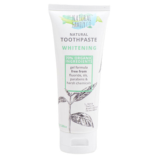 The Natural Family Co. Whitening Fluoride-Free Gel 3.88 oz.