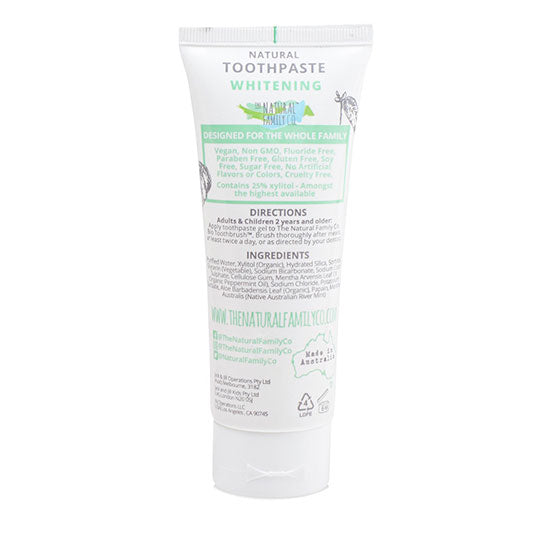 The Natural Family Co. Whitening Fluoride-Free Gel 3.88 oz.