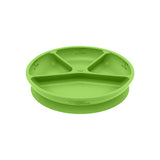 Green Sprouts Green 4-Section Suctioned Learning Plate