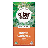 Alter Eco Organic Dark Burnt Caramel 70% Cocoa Chocolate Bar 2.82 oz.