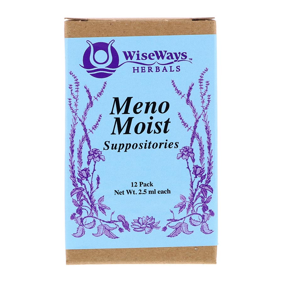 WiseWays Herbals MenoMoist Suppositories 12 pack
