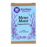 WiseWays Herbals MenoMoist Suppositories 12 pack