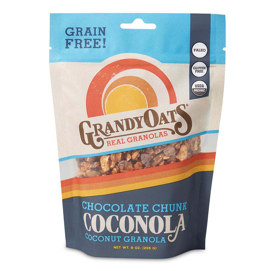 Grandy Oats Grain-Free Chocolate Chunk Coconola 9 oz. bag
