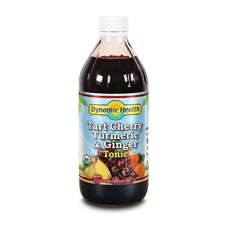 Dynamic Health Tart Cherry Turmeric & Ginger Tonic (Glass) 16 fl. oz.